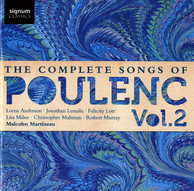 The Complete Songs of Poulenc, Vol. 2