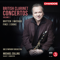 Britten, Mathias, Finzi & Cooke: British Clarinet Concertos, Vol. 2