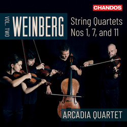 Weinberg: String Quartets Nos. 1, 7 & 11, Vol. 2