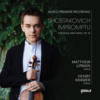 Shostakovich: Impromptu for Viola & Piano, Op. 33