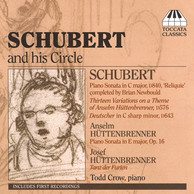Schubert: Piano Sonata No. 15 / 13 Variations / Deutscher in C Sharp Minor / Huttenbrenner: Piano Sonata in E Major / Dance of the Furies