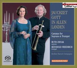 Bach, J.S.: Jauchzet Gott in Allen Landen! / Zelenka, J.D.: Psalm 112 (Cantatas for Soprano and Trumpet)