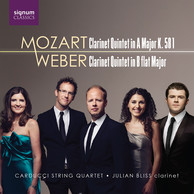 Mozart: Clarinet Quintet in Major, K. 581 - Weber: Clarinet Quintet in B-Flat Major