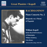 Rachmaninov: Piano Concerto No. 2 / Rhapsody On A Theme of Paganini (Kapell) (1950-1951)