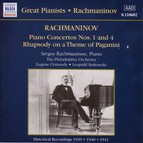 Rachmaninov: Piano Concertos Nos. 1 and 4 (Rachmaninov) (1939-1941)