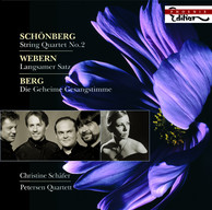 Schoenberg, A.: String Quartet No. 2 / Webern, A.: Langsamer Satz / Berg, A.: Lyrische Suite (Excerpt)