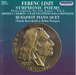Liszt: Symphonic Poems for 2 Pianos, Vol. 3