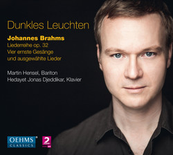 Brahms: Liederreihe, Op. 32, 4 Ernste Gesänge & ausgewählte Lieder
